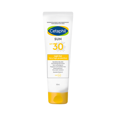 Cetaphil Sun Light High Protection Sunscreen Gel | SPF 30 Sensitive Oily Skin