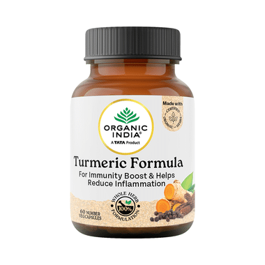 Organic India Turmeric Formula Veg Capsule | Helps Reduce Inflammation
