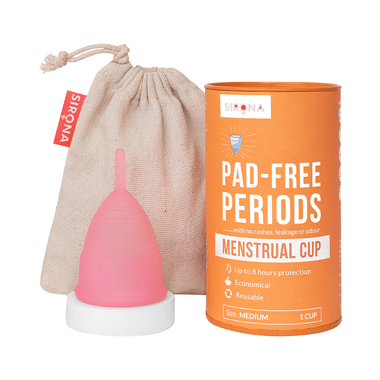 Sirona Reusable Menstrual Cup For Women | Size Medium