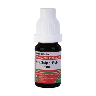 ADEL Ars Sulph Rub Dilution 200