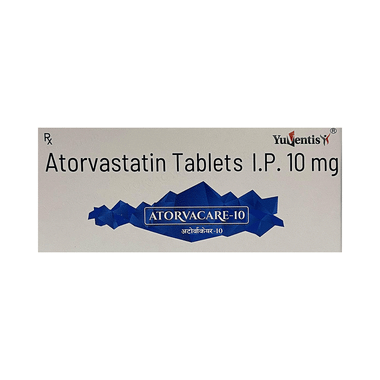 Atorvacare 10mg Tablet