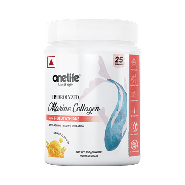 OneLife Hydrolyzed Marine Collagen Powder Mango
