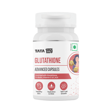 Tata 1mg Glutathione Advanced Capsules With Vitamin C, Ala ,Biotin, And Grape Seed Extract