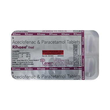 Rihaee 100mg/325mg Tablet