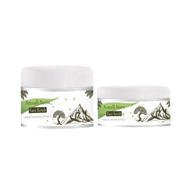 Aravalli Neem Combo Pack Of Face Scrub 50 & 100gm