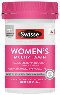 Swisse Ultivite Women's Multivitamin Tablet for Stamina & Vitality