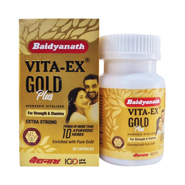 Baidyanath Vita-Ex Gold Plus Capsule | For Strength & Stamina