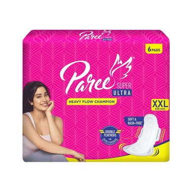 Paree Super Ultra Soft & Rash-Free Comfort Sanitary Pads XXL