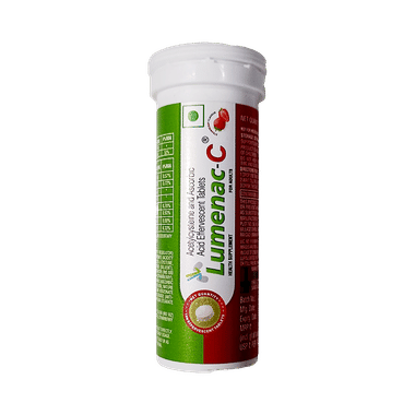 Lumenac C Effervescent Tablet Strawberry