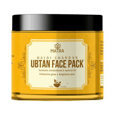 Matra Haldi Chandan Ubtan Face Pack with Face Pack Brush Free