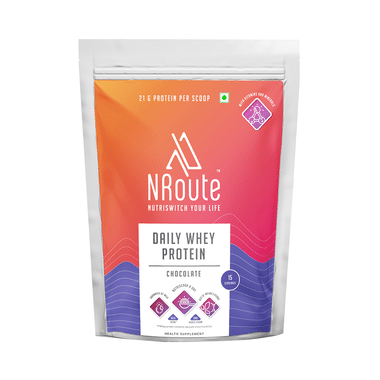 Nroute Daily Whey Protein Protein Powder Chocolate