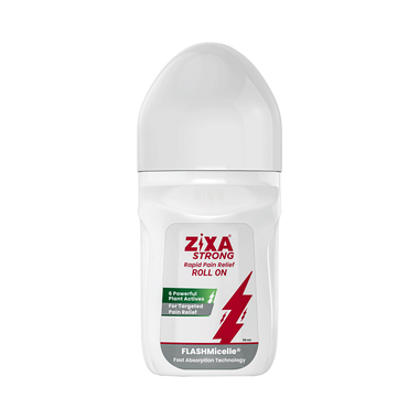 ZIXA Strong Fast Acting Pain Relief Roll On |Dual Action | Heals Back Pain, Muscle Pain, Knee Pain, Joint Pain & Headache (50ml Each)