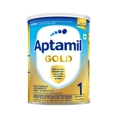 Aptamil Gold Stage 1 Infant Formula With Prebiotic | Powder For Babies Up To 6 Months