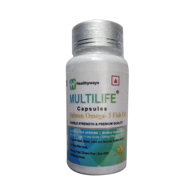 Multilife Capsule Salmon Omega 3 Fish Oil Double Strength