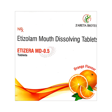 Etizera MD 0.5 Tablet Orange