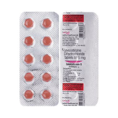 Levocetrizen 5mg Tablet