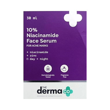 The Derma Co 10% Niacinamide Face Serum With Zinc & Vitamin B3 | For Acne Marks
