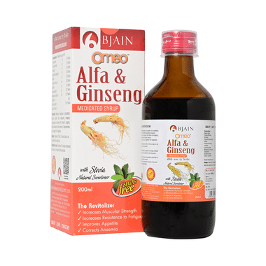 Bjain Omeo Alfa & Ginseng Sugar Free Syrup