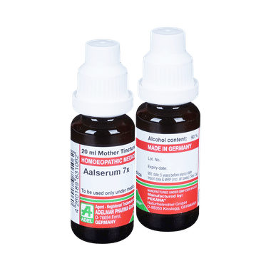 ADEL Aalserum. Mother Tincture 7X