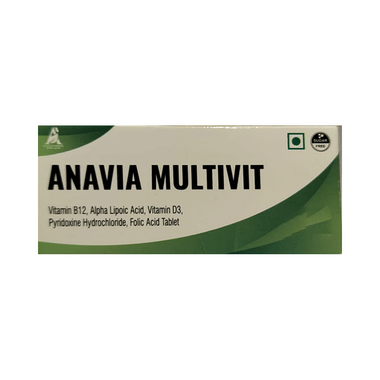 Anavia Multivit Tablet Sugar Free