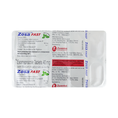 Zosa Fast Tablet Mint