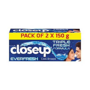 Closeup Everfresh Cool Breeze Toothpaste (150gm Each)