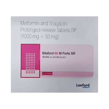 Sitaford M Forte 50mg/1000mg Tablet