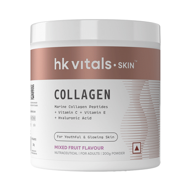 Healthkart HK Vitals Skin Radiance Skin Collagen | Powder With Vitamin C, E & Biotin | Powder Mixed Fruit