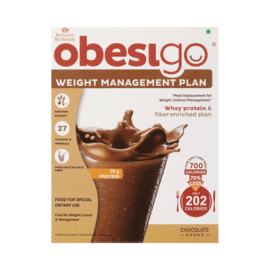 Obesigo Whey Protein 50gm Sachet Chocolate Shake