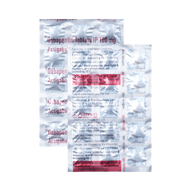 Actigaba 100mg Tablet