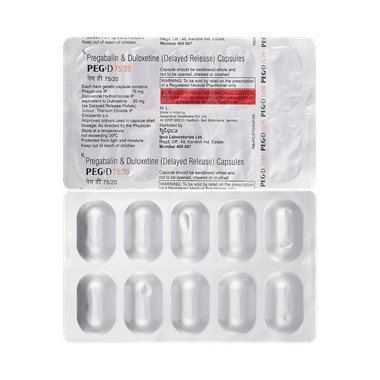 Peg D 75mg/20mg Capsule