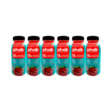 Phab Strawberry Cream Protein Milk Shake (200ml Each)