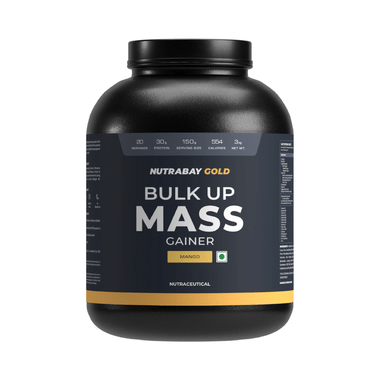 Nutrabay Gold Bulk Up Mass Gainer Powder Mango