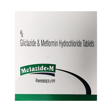 Mclazide Plus M 80mg/500mg Tablet