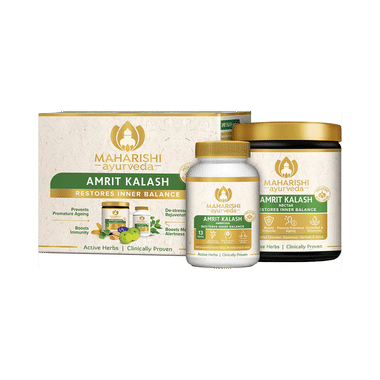 Maharishi Ayurveda Combo Of Amrit Kalash 60 Tablets & 600gm Paste