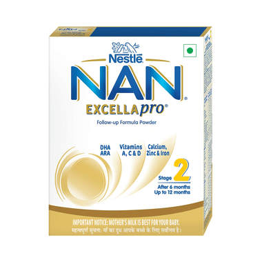 Nestle NAN EXCELLApro Stage 2 Follow-Up Formula Milk Powder For Babies | 6-12 Months | with DHA, ARA