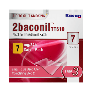 2baconil Patches Therapy for Less Than 20 Cigarettes a Day: Buy combo ...