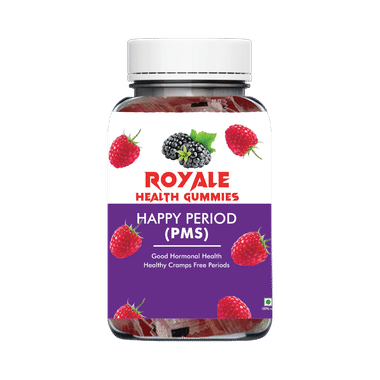 Royale Health Gummies Happy Period (PMS) Gummy Strawberry & Raspberry