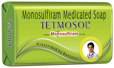 Tetmosol Medicated Soap with 5% Monosulfiram for Skin Infections