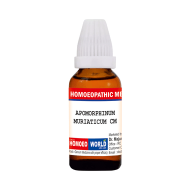 Dr. Majumder Homeo World Apomorphinum Muriaticum Dilution (30 Ml Each) CM