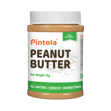 Pintola All Natural Peanut Butter (Unsweetened) Crunchy