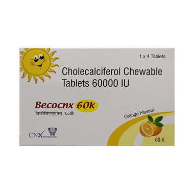Becocnx 60k Chewable Tablet Orange