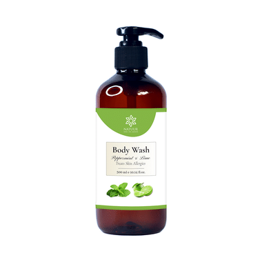 Natuur Treats Skin Allergies Body Wash Peppermint & Lime