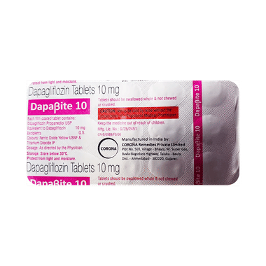 Dapabite 10mg Tablet