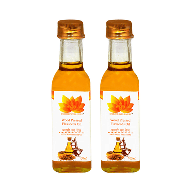 Dorjee Wellness Wood Pressed Flaxseed Oil(100ml Each)