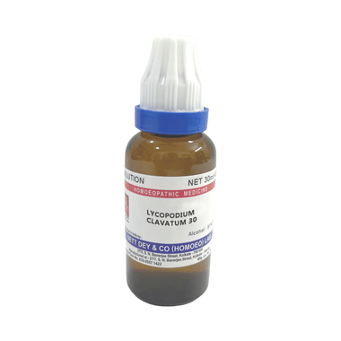 Sett Dey Lycopodium Clavatum Dilution 30