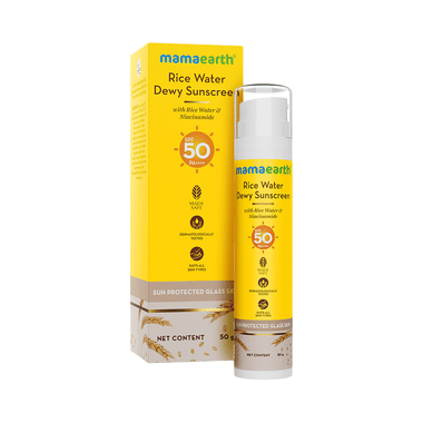 Mamaearth Rice Water Dewy Sunscreen