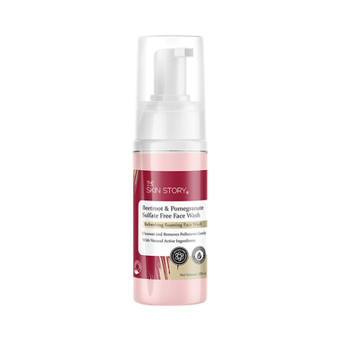 The Skin Story The Skin Story Beetroot & Pomegranate Sulphate Free Foaming Face Wash | Removes Pollutants
