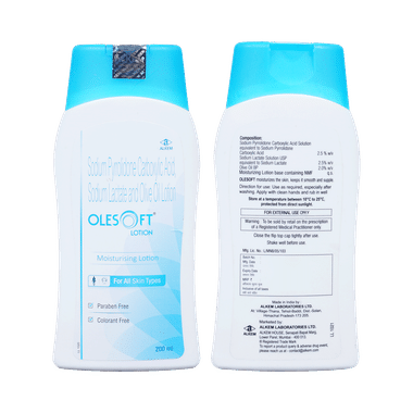 Olesoft Moisturising Lotion | For All Skin Types | Paraben-Free