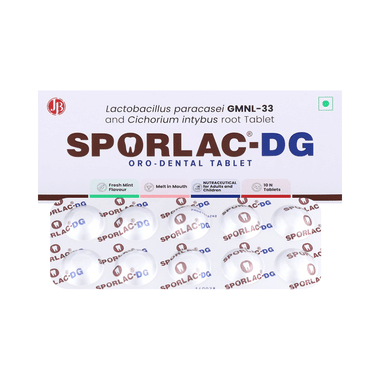 Sporlac-DG Oro-Dental Tablet Fresh Mint